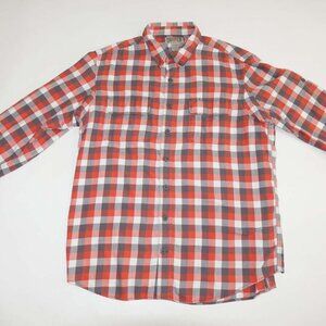 Duluth Trading Co Men's Crosscut Performance Flannel Shirt XL Tall Plaid XLT